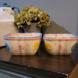 Temp-Tations Hand-Painted Ceramic Dish